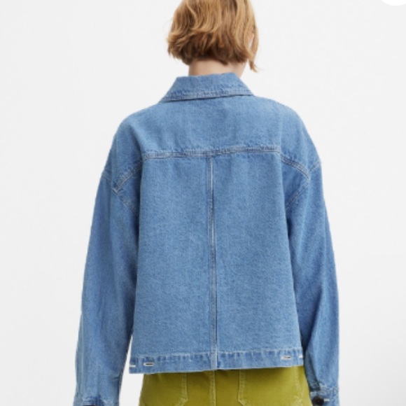 LEVI’S Cara Denim Jacket Medium Chore Jacket - Picture 7 of 11